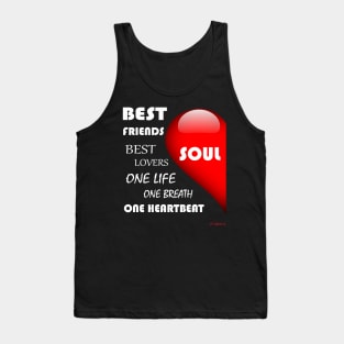 Men Valentine T-shirt SoulMate - Aurora's Tank Top